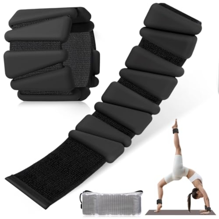 Home Pilates Yoga - Adjustable Silicone Wrist Ankle Weights Set