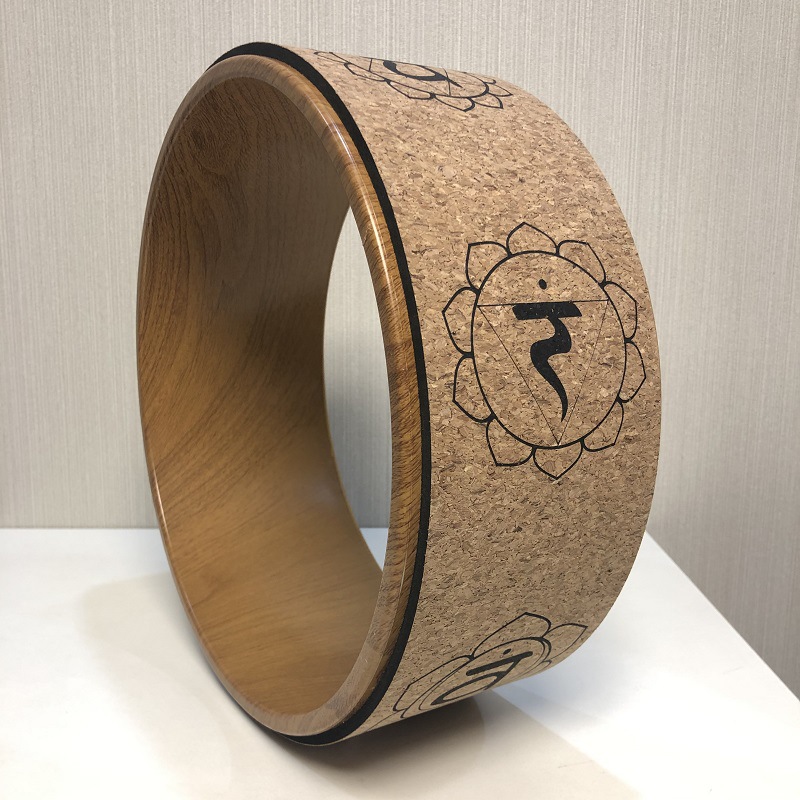 Yoga Wheel Dharma - Wooden Yoga Wheel Quality Wood Grain