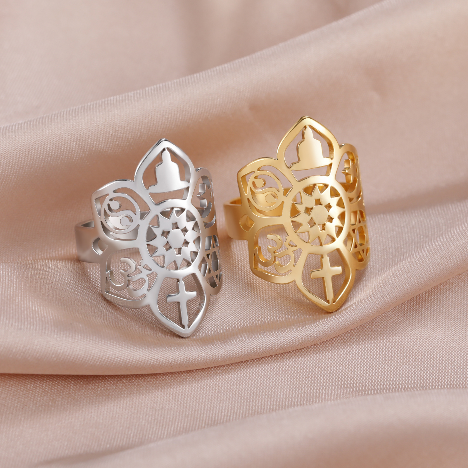 Yoga Wheel Dharma - Dharma Wheel of Life Spiritual Lotus