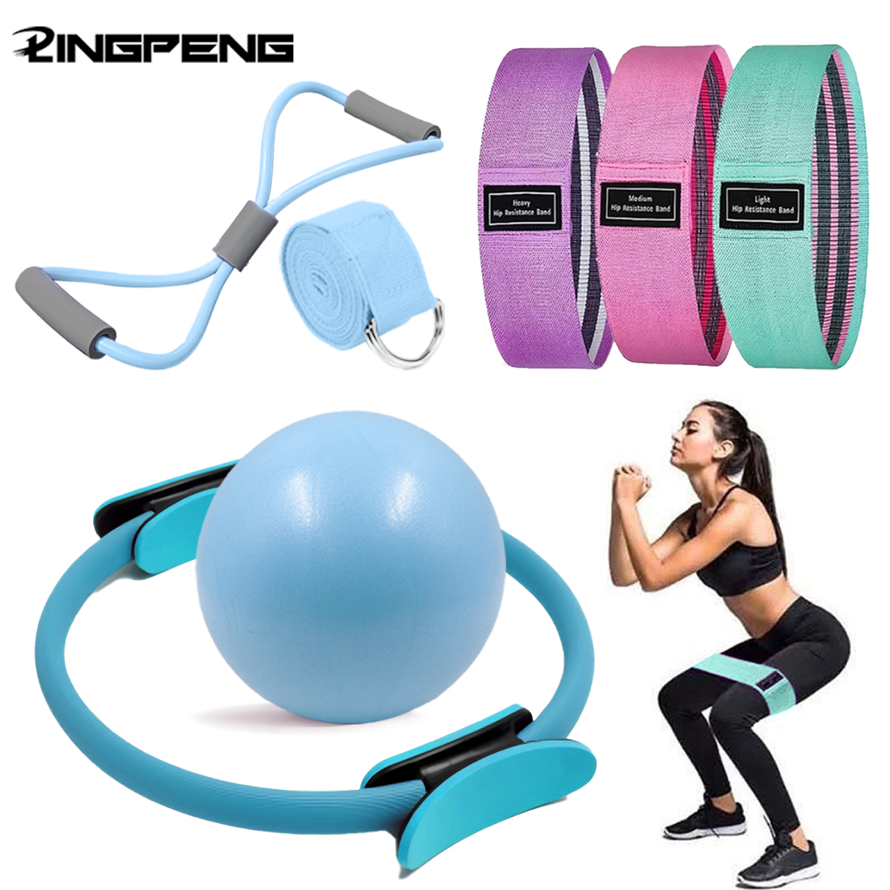 7Piece Pilates Basic Set Fitne – Pilates Toning Ball recenzja i cena