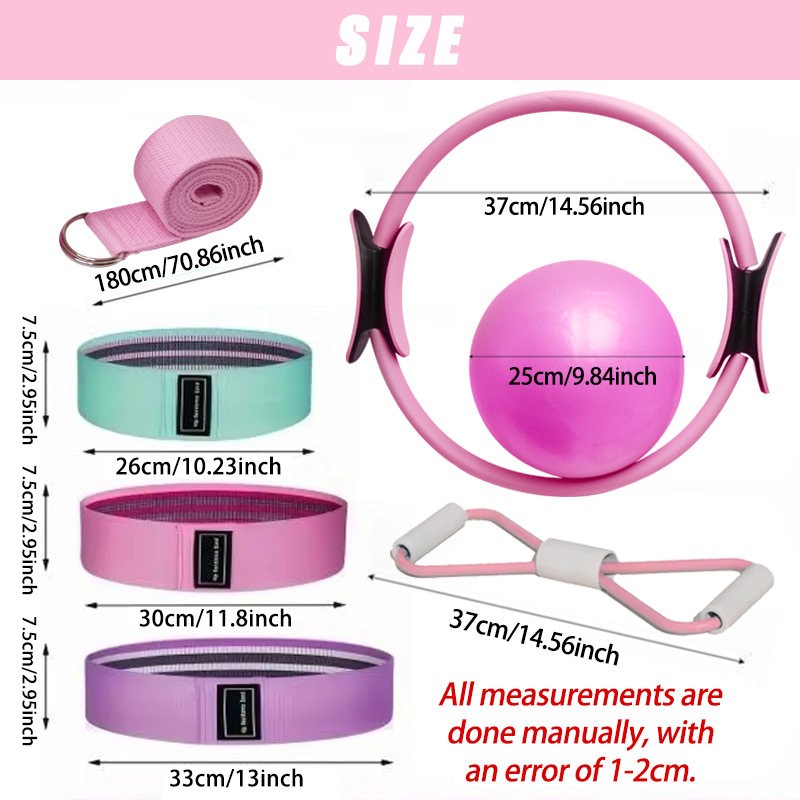 7Piece Pilates Basic Set Fitne – Pilates Toning Ball recenzja i cena