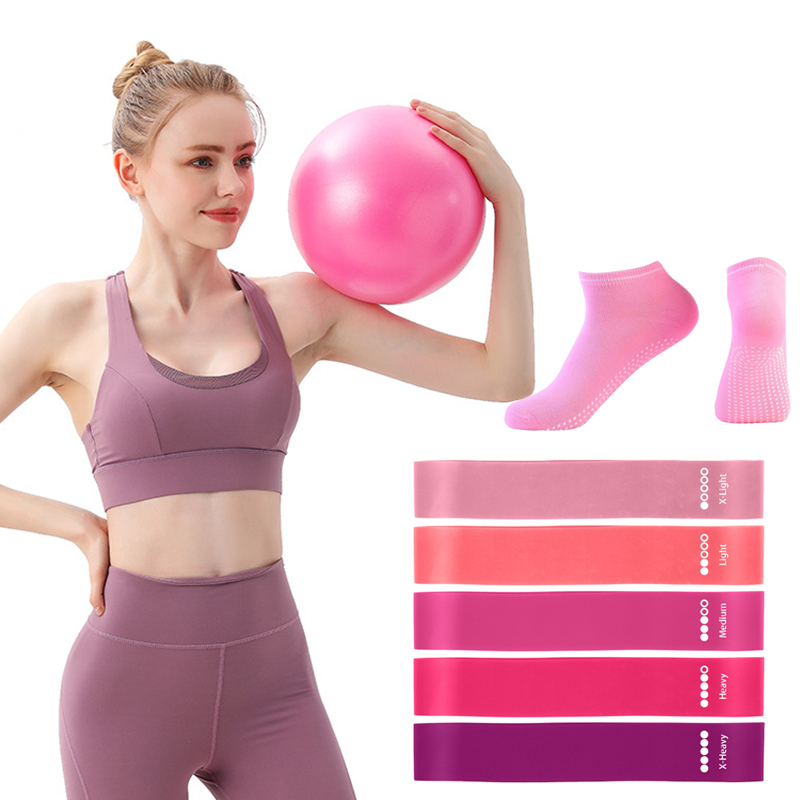 Pilates Ball Resistance Bands  – Pilates Yoga Workout At Home recenzja i cena