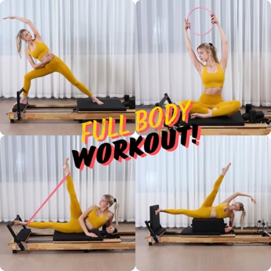 MAX4.0 Pilates Reformer Wood H – Pilates Yoga Ring Exercises recenzja i cena