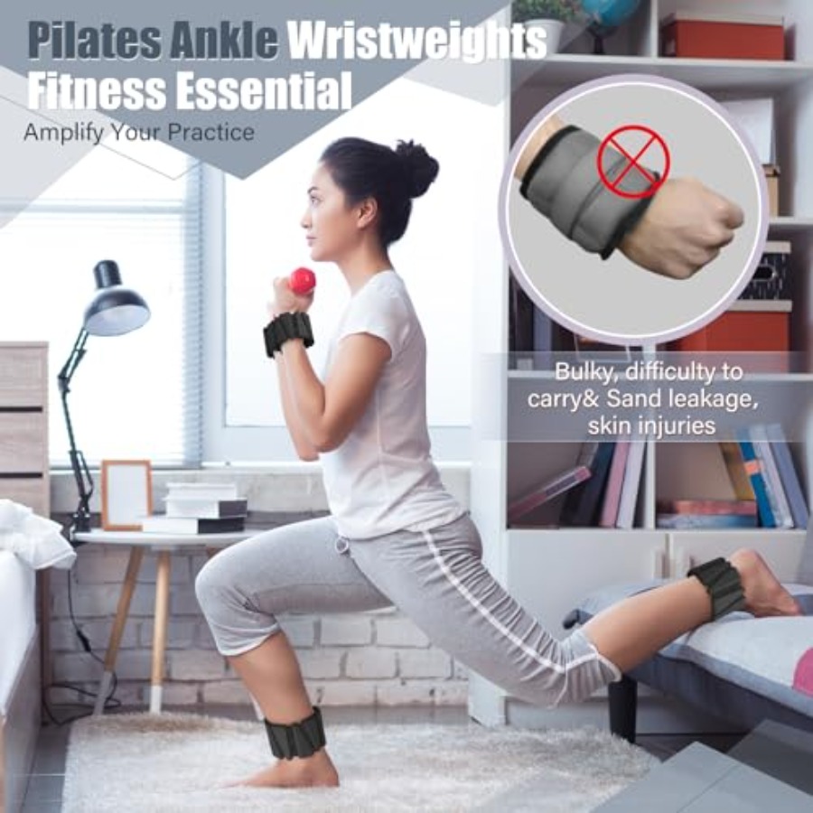 Adjustable Silicone Wrist Ankl – Home Pilates Yoga recenzja i cena