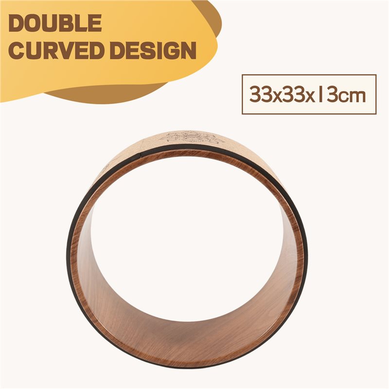 B11A-Cork Yoga Wheel For Yoga  – Yoga Wheel Dharma recenzja i cena