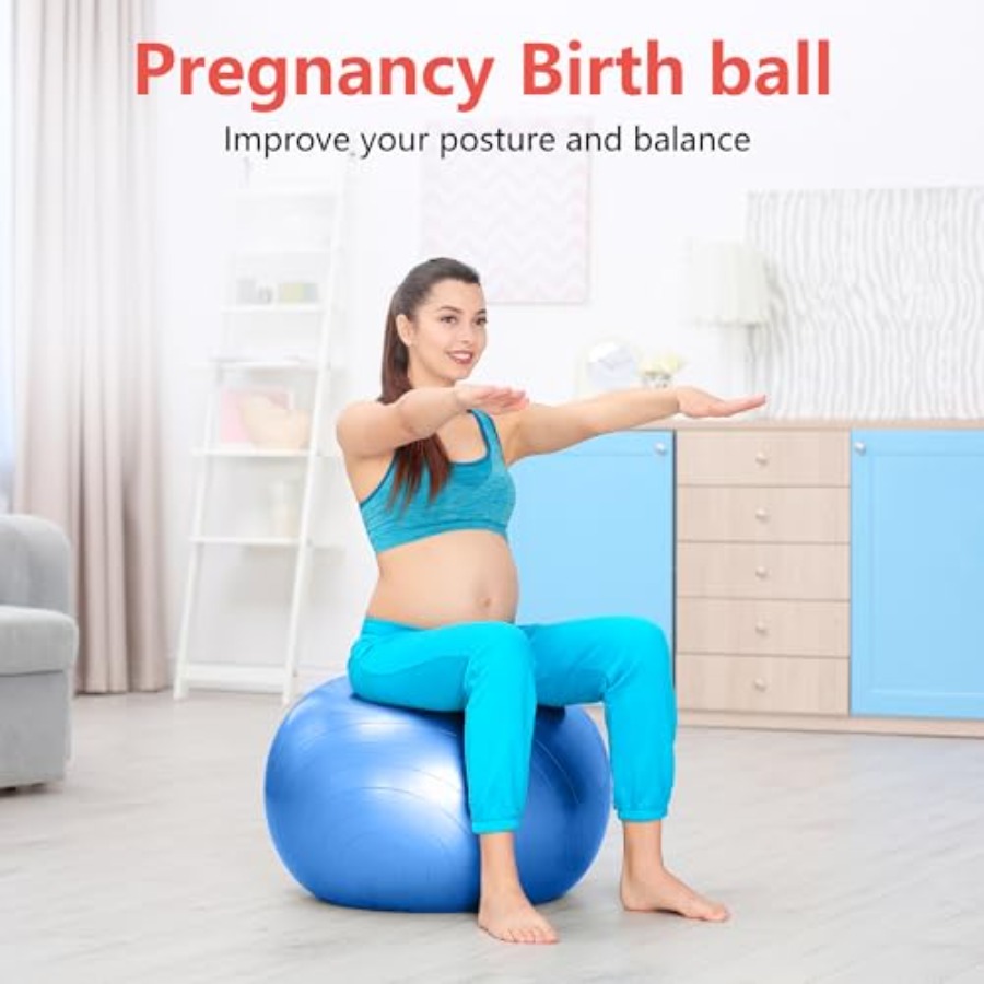 Exercise Ball for Balance Stab – Pilates Yoga Workout At Home recenzja i cena