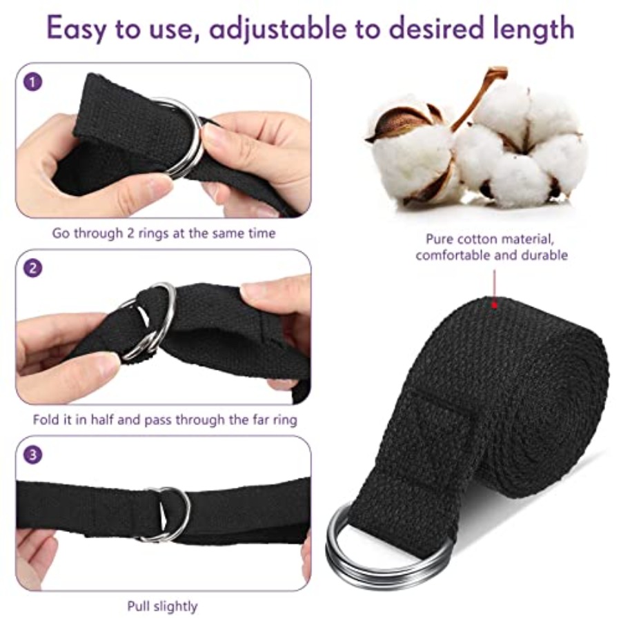 50 Pcs Yoga Strap for Stretchi – Pilates Yoga Ring Exercises recenzja i cena