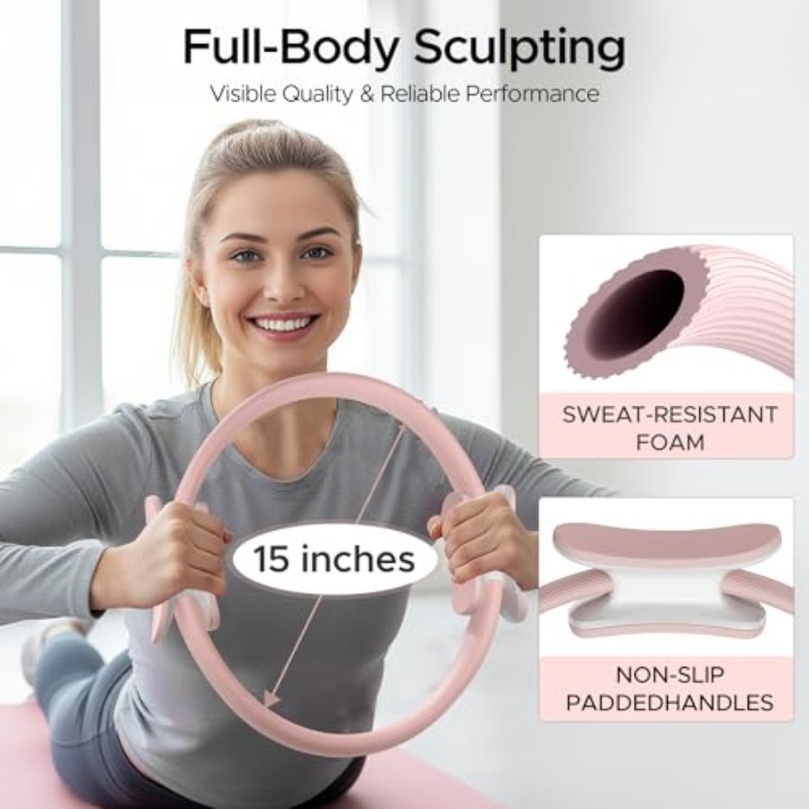 Pilates Ring Kit for Women Hom – Pilates Yoga Ring Exercises recenzja i cena