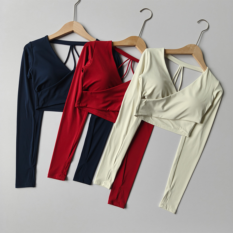Gym Designed V-neck Long-sleev – Pilates V Yoga recenzja i cena