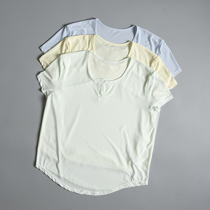 Women's Loose Sporty Short Sle – Pilates V Yoga recenzja i cena