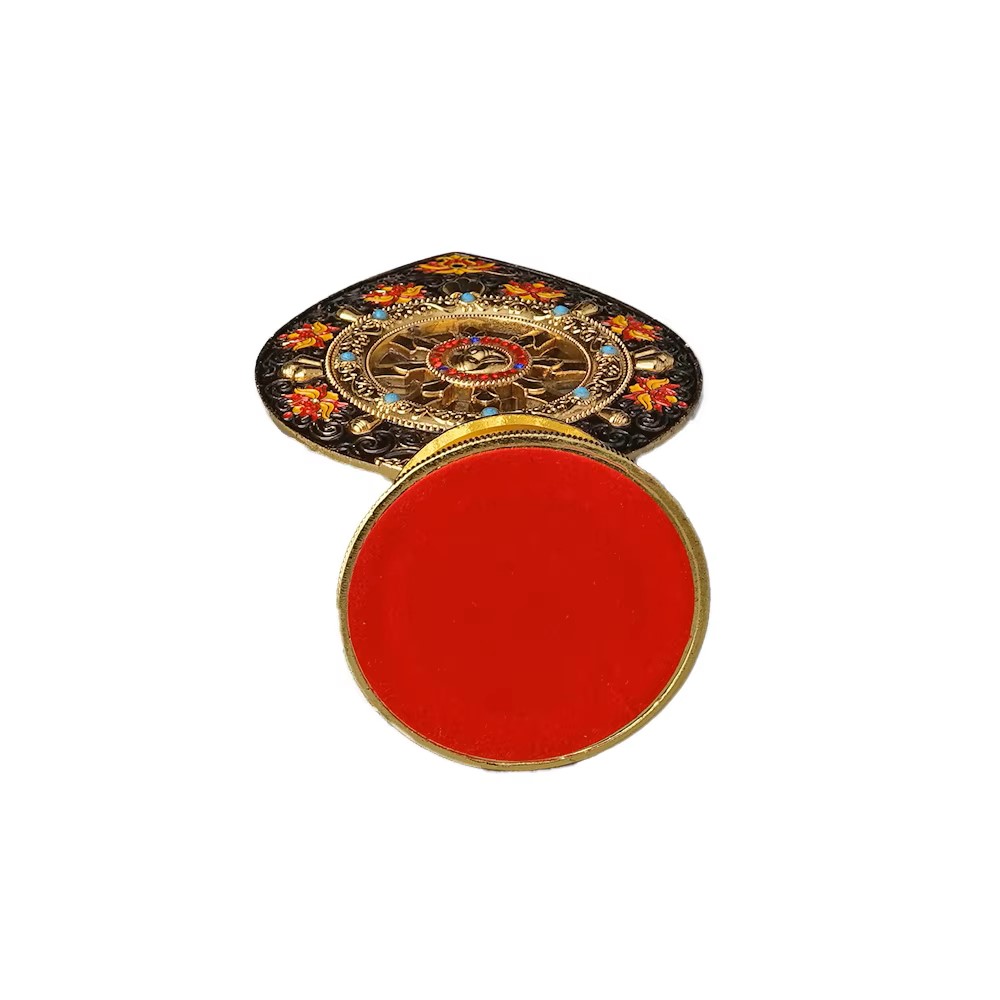 Tibetan Dharma Wheel Decor for – Yoga Wheel Dharma recenzja i cena