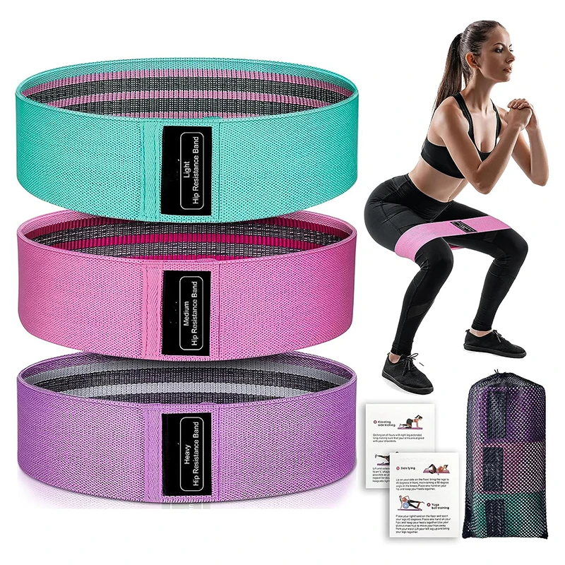 1/3Pcs Resistance Bands Squat  – Pilates Yoga Workout At Home recenzja i cena