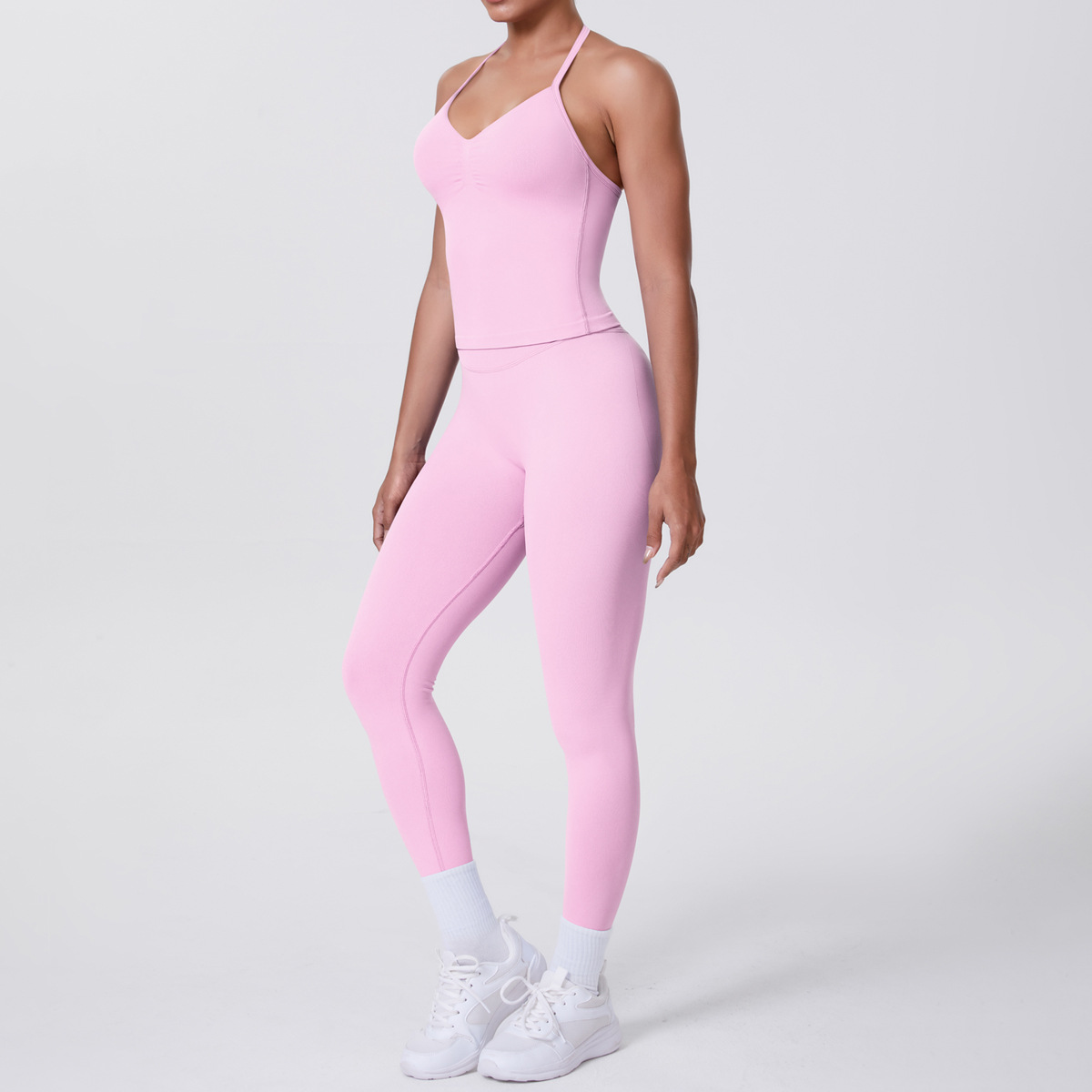 Women's Seamless Knitted Yoga  – Pilates V Yoga recenzja i cena