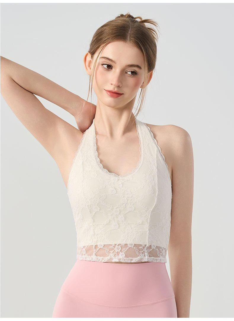 Sexy Woman Halter V-neck Lace  – Pilates V Yoga recenzja i cena