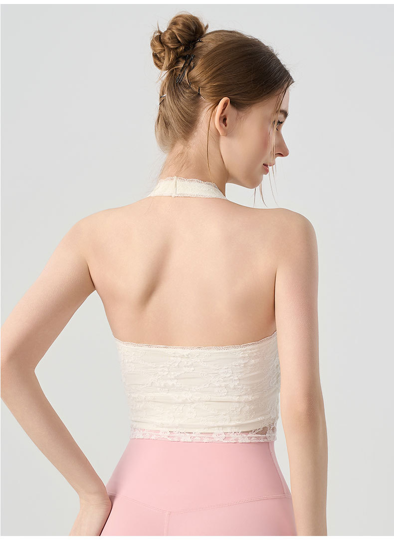 Sexy Woman Halter V-neck Lace  – Pilates V Yoga recenzja i cena