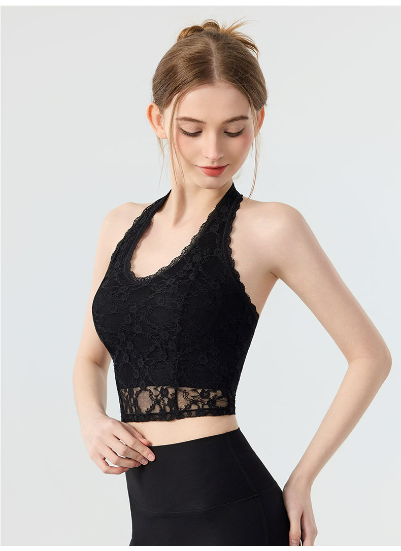 Sexy Woman Halter V-neck Lace  – Pilates V Yoga recenzja i cena