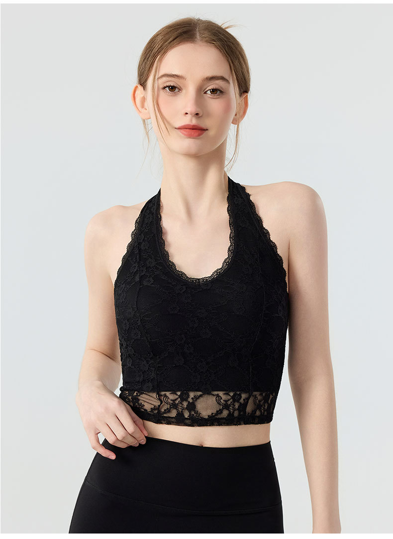 Sexy Woman Halter V-neck Lace  – Pilates V Yoga recenzja i cena