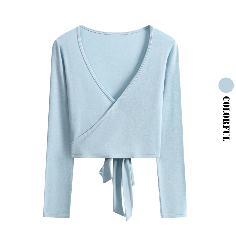 DRUR Long Sleeve Wrap Yoga Top – Pilates V Yoga recenzja i cena