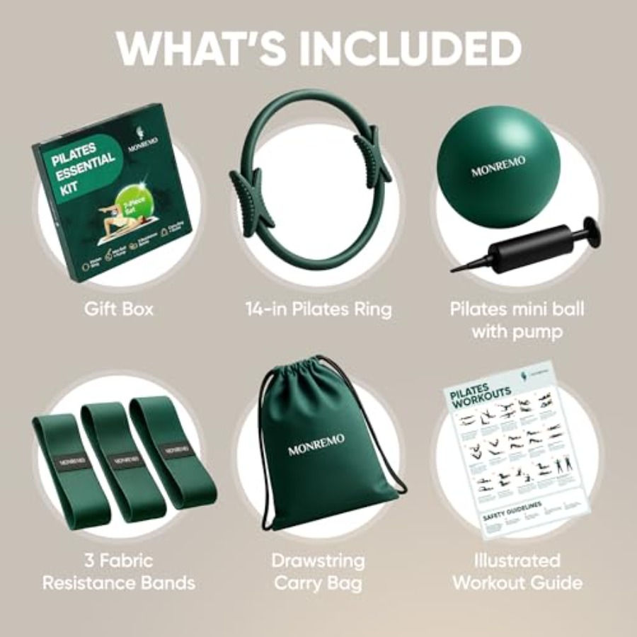 Pilates Home Workout Kit 7pc P – Pilates Toning Ball recenzja i cena