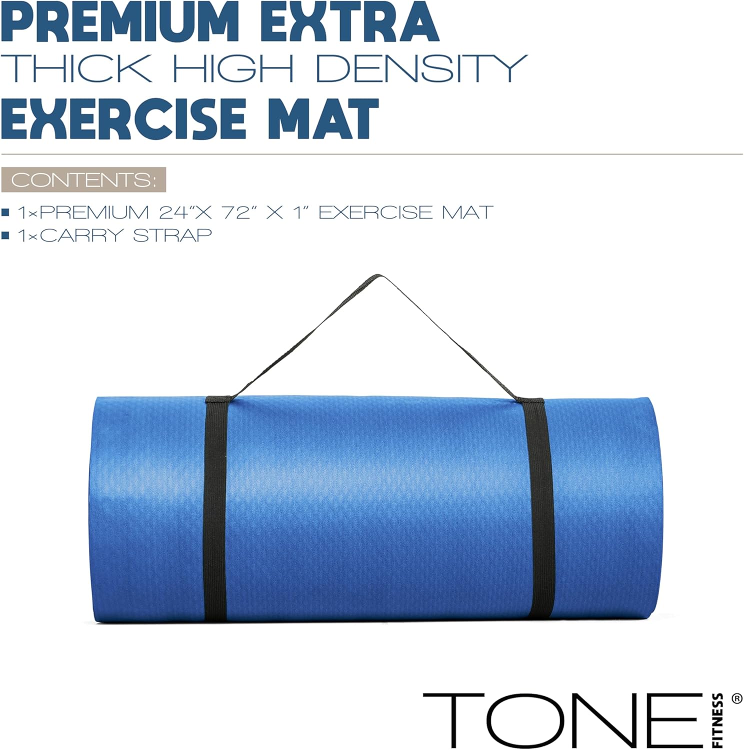1-Inch Thick Yoga Mat, High-De – Home Pilates Yoga recenzja i cena