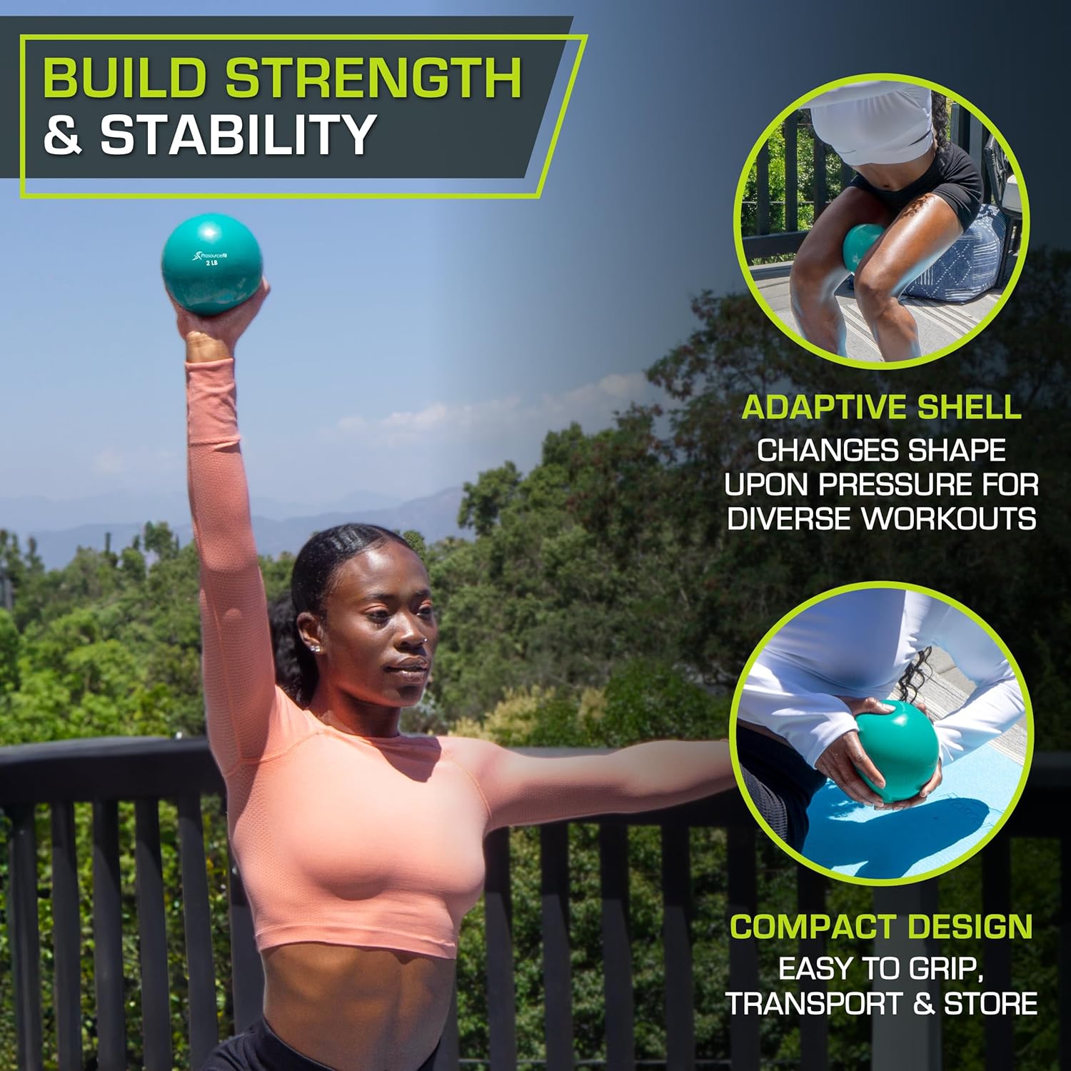 Weighted Toning Exercise Balls – Pilates Toning Ball recenzja i cena